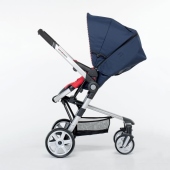 Versione passeggino fronte mamma  colore Ciliegia - Passeggino Trio Foppapedretti Tres