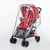 Versione passeggino con parapioggia colore Corallo - Passeggino Trio Foppapedretti TUO