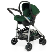 Versione con seggiolino auto - colore Giada - Passeggino Trio Foppapedretti TUO