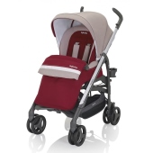 Passeggino vista diagonale - Colore Borgogna - Passeggino Trio Inglesina Zippy System Pro