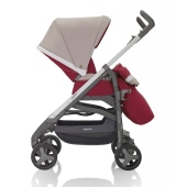 Passeggino vista laterale - Colore Borgogna - Passeggino Trio Inglesina Zippy System Pro