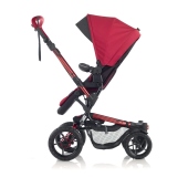 Vista fronte mamma passeggino colore S13 Scarlet - Passeggino Duo Jan Duo Crosswalk Formula Matrix Light 2