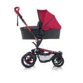 Vista laterale carrozzina colore S13 Scarlet - Passeggino Duo Jan Crosswalk Formula Nano