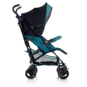 Vista laterale colore S12 Moss - Passeggino Leggero Jan Nanuq XL