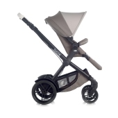 Vista fronte strada passeggino colore S16 Taupe - Passeggino Quattro Ruote Jan Twone