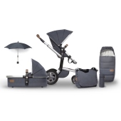 Versione completa Duo con accessori opzionali - Colore Blu - Passeggino Duo Joolz Day Quadro