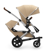 Versione Duo - Kit espansione con seconda navicella e seduta - vista con due sedute - Passeggino Duo Joolz Geo2 Mono Earth