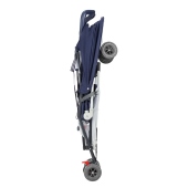 Vista da chiuso - Colore: Midnight Navy - Passeggino Ultraleggero Maclaren Mark II