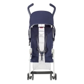 Vista frontale - Colore: Midnight Navy - Passeggino Ultraleggero Maclaren Mark II
