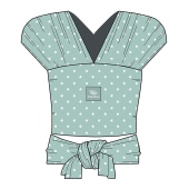 Vista fronte - Manduca Fascia porta beb Sling