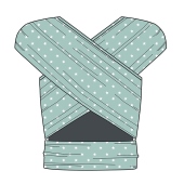 Vista retro - Manduca Fascia porta beb Sling