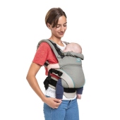 Vista posizione frontale con neonato - Marsupio Xt Manduca