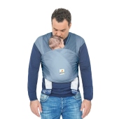 Fascia indossata Fronte Genitore - Mhug Fascia porta beb Bamboo Wrap