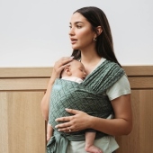 posizione anche - Moby Wrap Fascia porta beb Classic