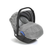 Seggiolino auto, colore Sakura Grey - Passeggino Duo Momon Diplomatica