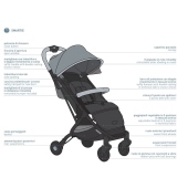 Elenco caratteristiche del passeggino - Passeggino Leggero Momon Smartie