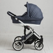 Versione con telaio bianco - Passeggino Trio Momon Trio Vernuji