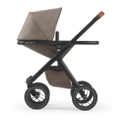 Vista passeggino fronte mamma con seduta reclinata - Passeggino Trio Neonato Puro Urban
