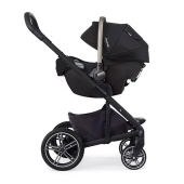 Vista laterale - versione travel system (telaio+seggiolino auto PIPA Icon)) - Passeggino Trio Nuna Trio Mixx
