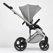 Vista laterale con seduta abbassata - Passeggino Duo Anex Mev