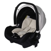 Vista diagonale del seggiolino - Passeggino Trio Antes Baby Trio Premium Artic Beige