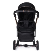 Vista frontale del passeggino - Passeggino Trio Antes Baby Trio Premium Lux Black