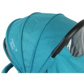 Dettaglio cappottina aperta passeggino - Passeggino Ultraleggero Aziamor Sonic