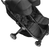 Dettaglio poggiagambe indipendenti - Passeggino Gemellare Baby Jogger City Tour2 Double