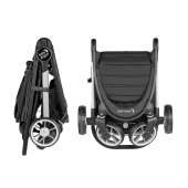 Vista del passeggino chiuso - Passeggino Duo Baby Jogger Duo City Mini2 4 ruote