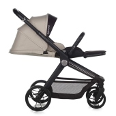 Vista laterale con schienale reclinato - Passeggino Duo Be Cool Duo Stratos