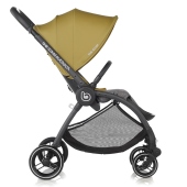 Vista laterale fronte strada del passeggino - Passeggino Duo Be Cool Outback Crib