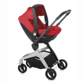 Vista con seggiolino montato su telaio - Passeggino Trio Be Cool Push 3 Top Plus One