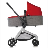 Vista laterale con navicella - Passeggino Duo Be Cool Push Top Plus