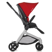 Vista laterale fronte strada del passeggino - Passeggino Duo Be Cool Push Top Plus