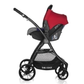 Vista con il seggiolino auto su telaio - Passeggino Trio Be Cool Spirit Zero