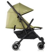 Vista laterale con schienale reclinato - Passeggino Ultraleggero Be Cool Trolley