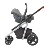 Combinazione telaio e seggiolino auto - Passeggino Duo Bebe Confort Lila