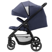 Vista laterale con schienale reclinato - Passeggino Quattro Ruote Britax B-Agile M
