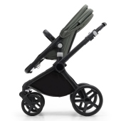 Vista laterale con cappottina aperta - Passeggino Duo Bugaboo Fox Cub