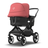 Vista retro della navicella con falda per aerazione - Passeggino Duo Bugaboo Fox 3