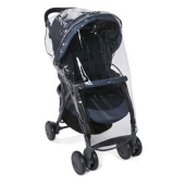 Vista con parapioggia applicato - Passeggino Leggero Chicco SimpliCity Top