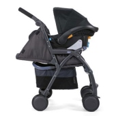 Vista con seggiolino auto agganciato - Passeggino Leggero Chicco SimpliCity Top