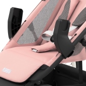 Dettaglio seduta con adattatori seggiolino - Passeggino Tre Ruote Cybex AVI