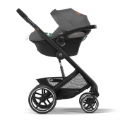Vista laterale con seggiolino - Passeggino Duo Cybex Balios S 2 in 1