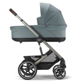Vista laterale con navicella Cot S Lux opzionale - Passeggino Quattro Ruote Cybex Balios S Lux
