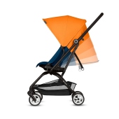 Vista delle reclinazioni dello schienale - Passeggino Duo Cybex Eezy S Twist Duo