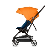Vista laterale con cappottina aperta - Passeggino Duo Cybex Eezy S Twist Duo
