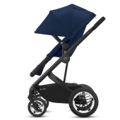 Vista laterale con cappottina aperta - Passeggino Duo Cybex Talos S 2-in-1