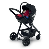 Versione travel system con seggiolino auto - Passeggino Trio Foppapedretti Bikini Plus