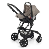 Vista diagonale con seggiolino - Passeggino Trio Foppapedretti Up3